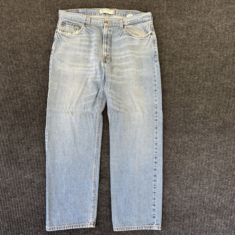 Levi's 550 Jeans Mens 38x32 Blue Denim Relaxed Fit Straight Leg 2000s Baggy